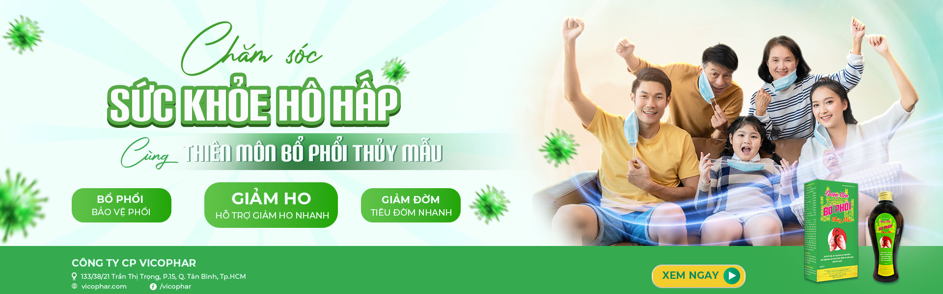 Chăm sóc sức khỏe hô hấp cùng thiên môn bổ phổi thủy mẫu