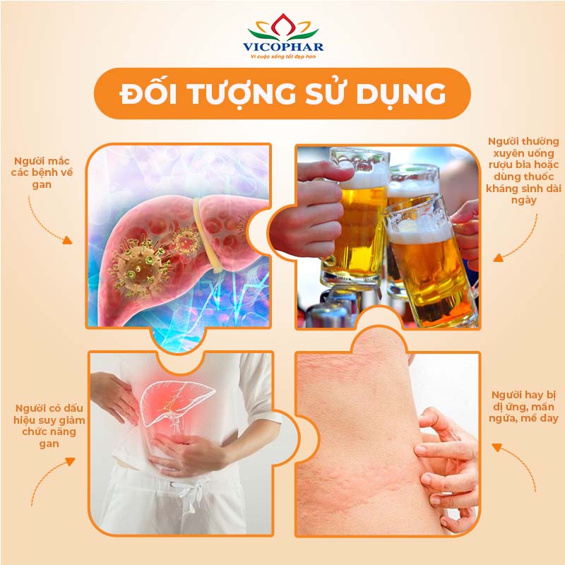 Đối tượng sử dụng giải độc gan Active Liver