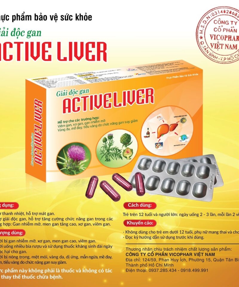 Tăng cường chức năng gan - ACTIVE LIVER