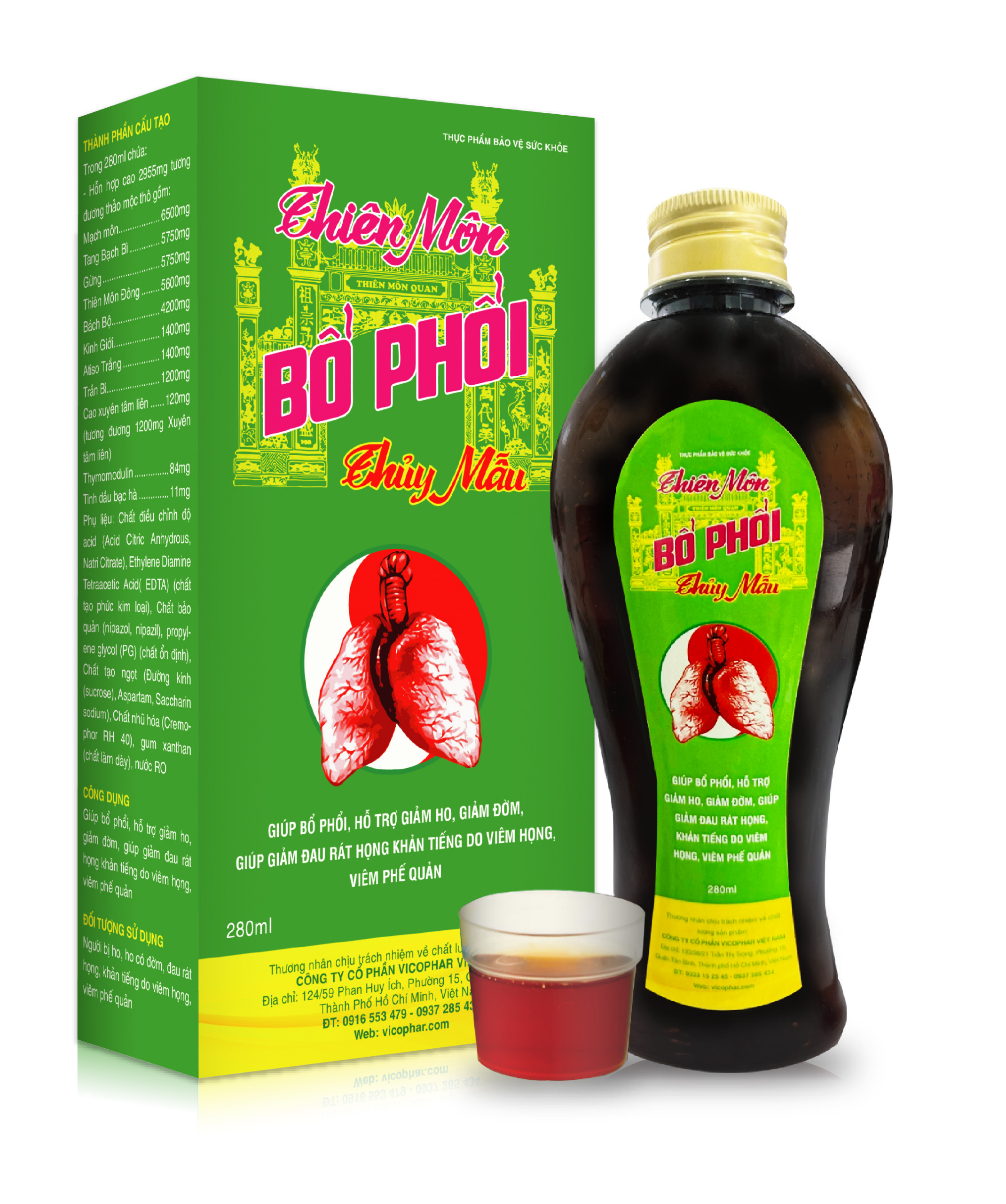 Thiên Môn Bổ Phổi Thủy Mẫu
